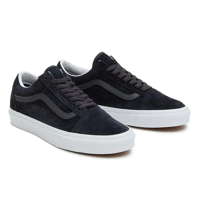 Vans Lowtop Shoes Women Old Skool Pig Suede Shoes Blue