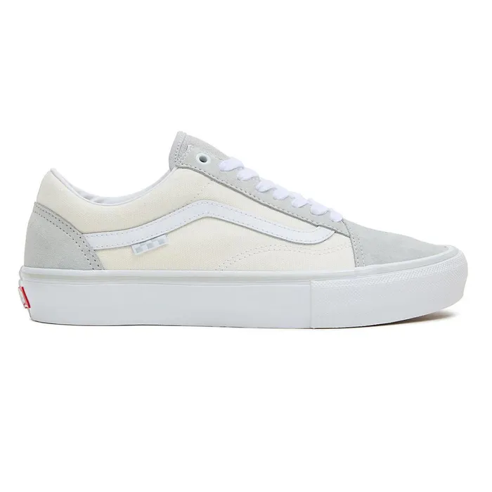 Vans Lowtop Shoes Women Skate Old Skool Shoes Grey White