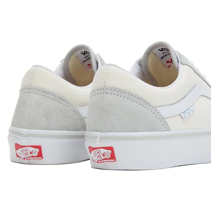 Vans Lowtop Shoes Women Skate Old Skool Shoes Grey White