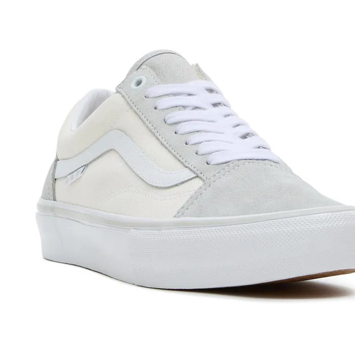 Vans Lowtop Shoes Women Skate Old Skool Shoes Grey White