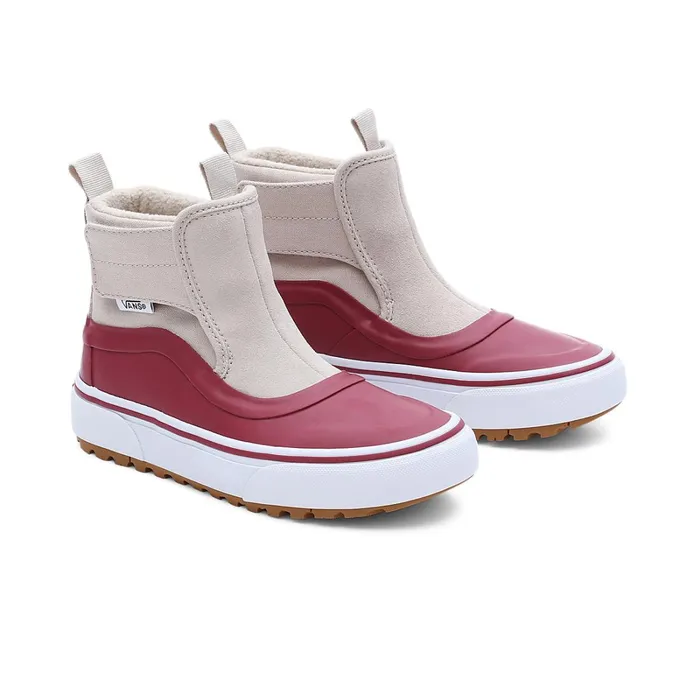 Vans MTE Shoes Kids SlipOn Hi Terrain Hook And Loop MTE1 Shoes 48 Years Red Beige