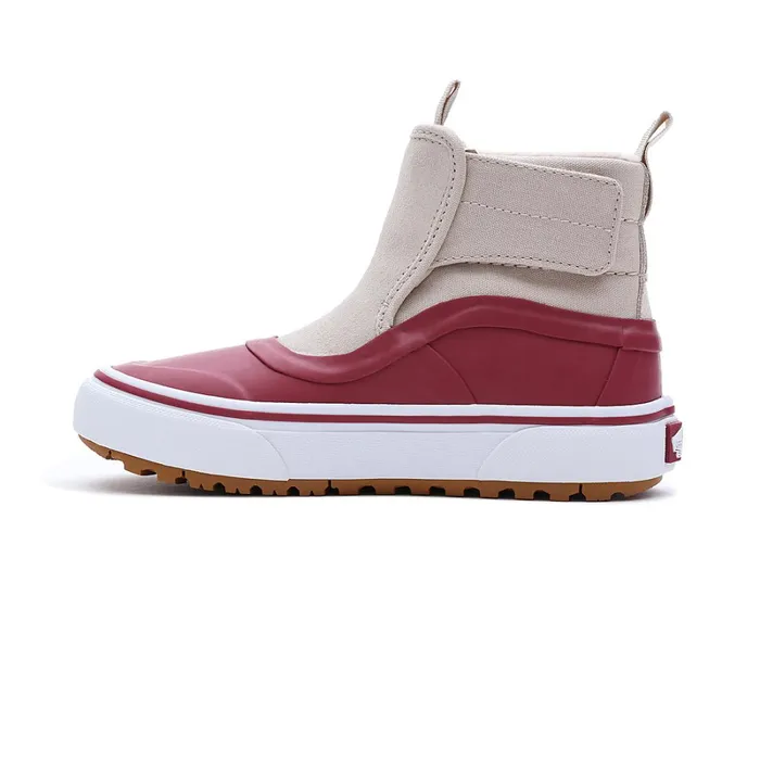 Vans MTE Shoes Kids SlipOn Hi Terrain Hook And Loop MTE1 Shoes 48 Years Red Beige