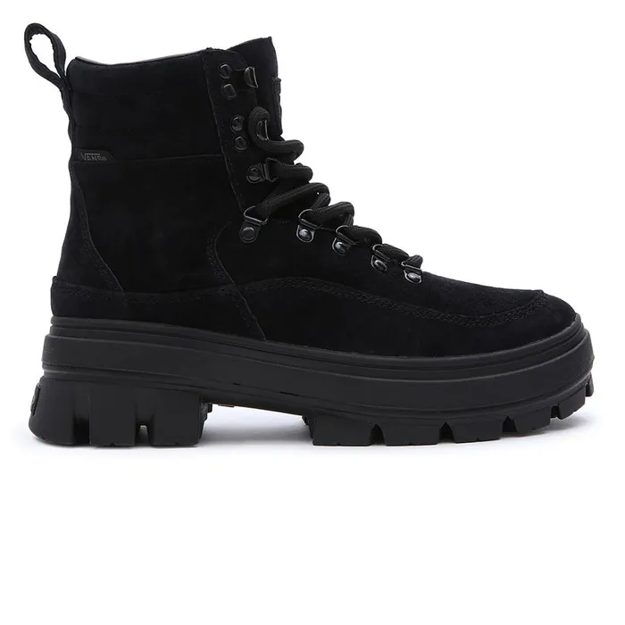 Vans Platform Shoes Women Leather Colfax Elevate MTE2 Shoes Black