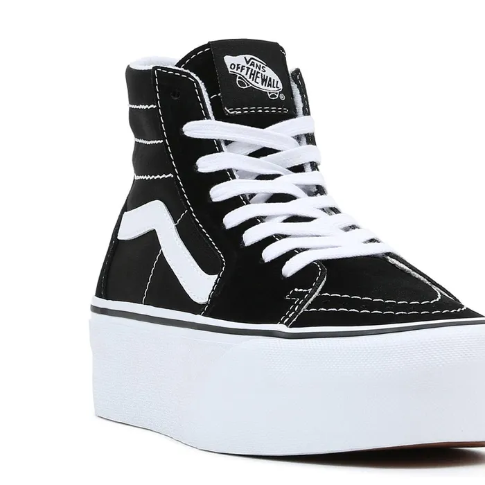 Vans Platform Shoes Women Sk8Hi Tapered Stackform Shoes Black
