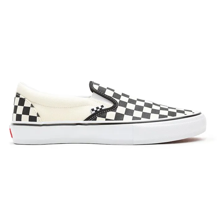 Vans Skate Shoes Men Skate Checkerboard SlipOn Shoes White