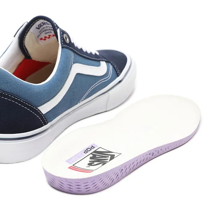 Vans Skate Shoes Men Skate Old Skool Shoes Blue