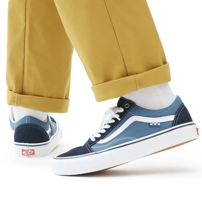 Vans Skate Shoes Men Skate Old Skool Shoes Blue