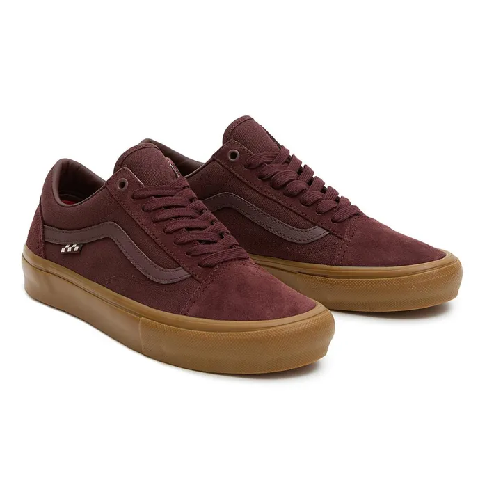 Vans Skate Shoes Men Skate Old Skool Shoes Brown