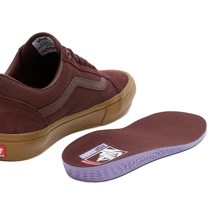 Vans Skate Shoes Men Skate Old Skool Shoes Brown
