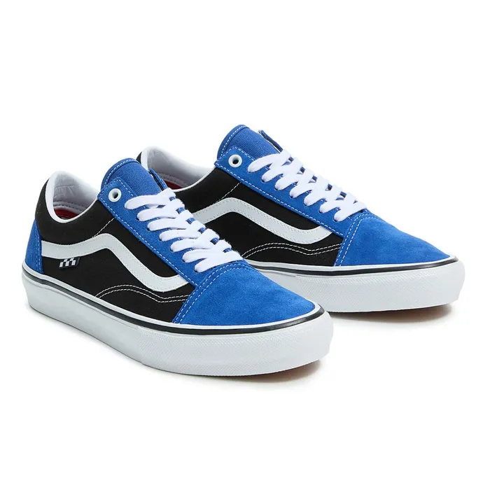 Vans Skate Shoes Women Skate Old Skool Shoes Blue Black