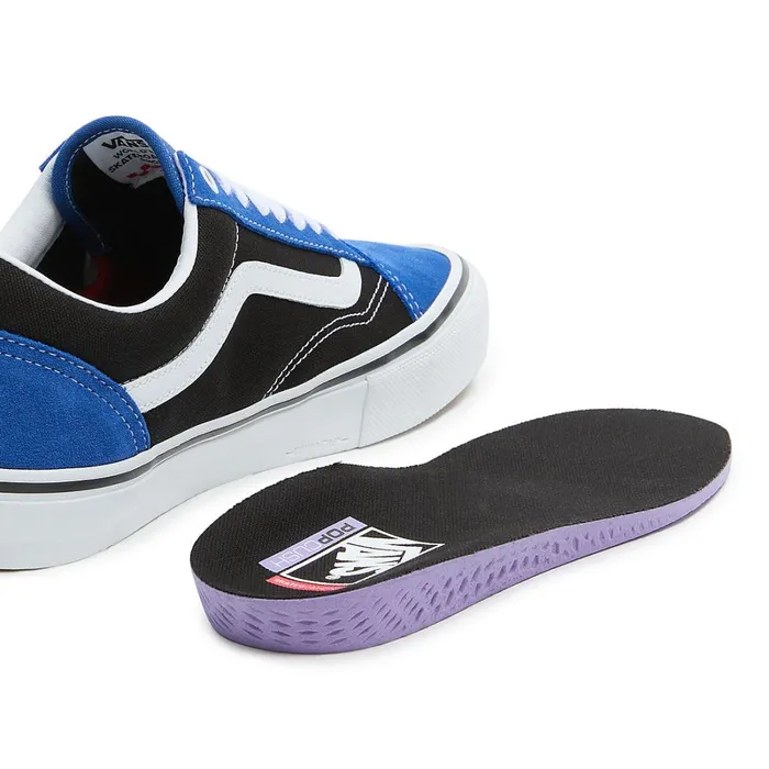 Vans Skate Shoes Women Skate Old Skool Shoes Blue Black