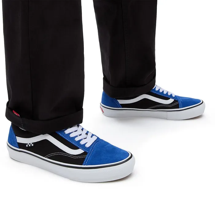 Vans Skate Shoes Women Skate Old Skool Shoes Blue Black