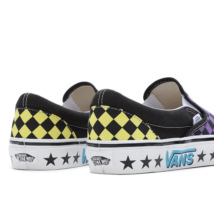 Vans Slipon Shoes Men Diamond Check Classic SlipOn 98 DX Shoes Purple