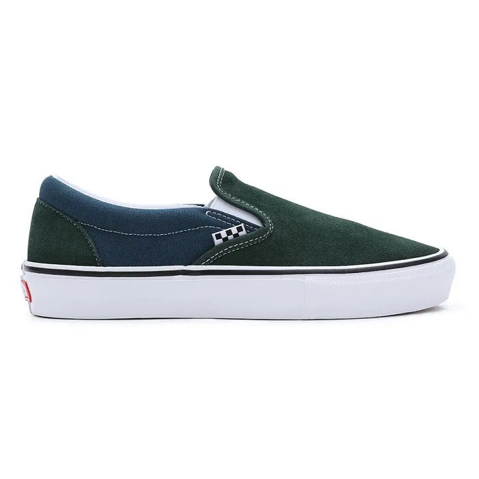 Vans Slipon Shoes Men Skate SlipOn Shoes Green