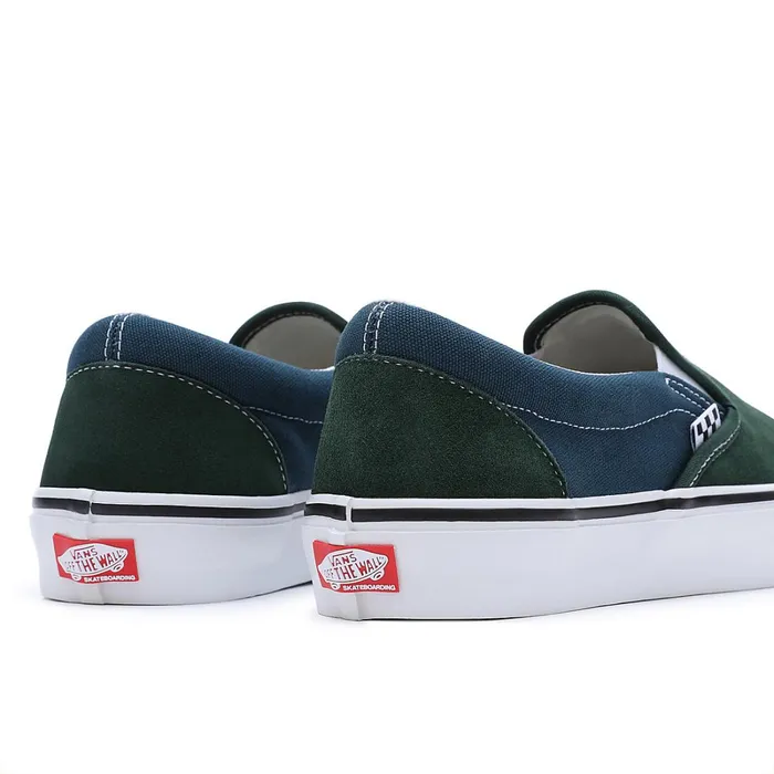 Vans Slipon Shoes Men Skate SlipOn Shoes Green