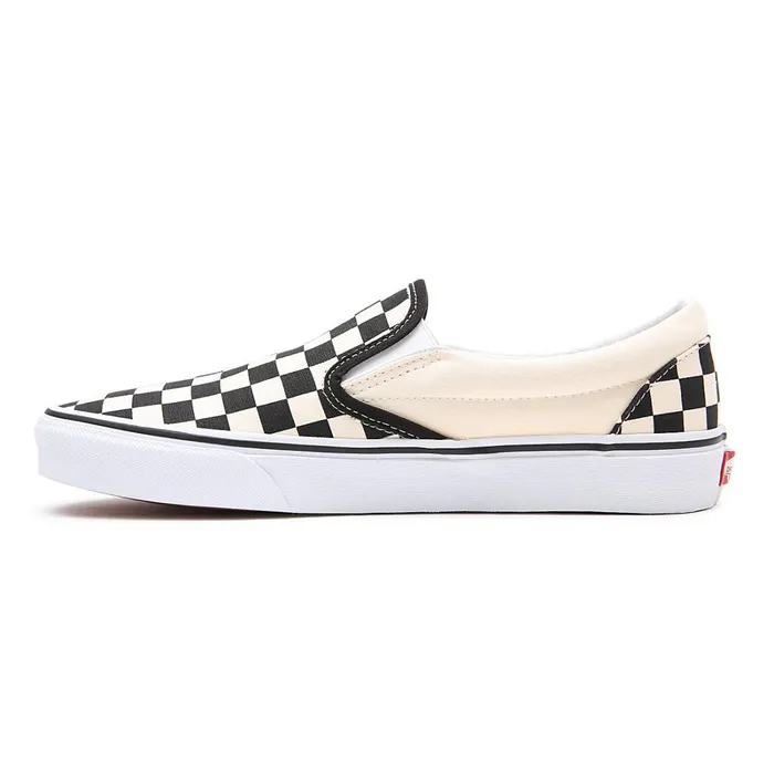 Vans Slipon Shoes Women Checkerboard Classic SlipOn Shoes Black White