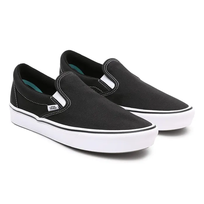 Vans Slipon Shoes Women Classic ComfyCush SlipOn Shoes Black