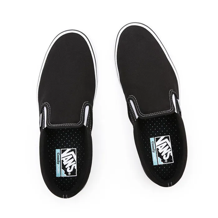 Vans Slipon Shoes Women Classic ComfyCush SlipOn Shoes Black