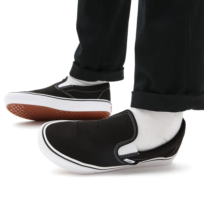 Vans Slipon Shoes Women Classic ComfyCush SlipOn Shoes Black