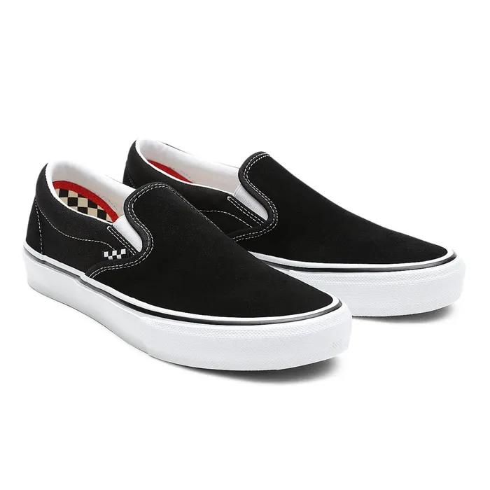 Vans Slipon Shoes Women Skate SlipOn Shoes Black