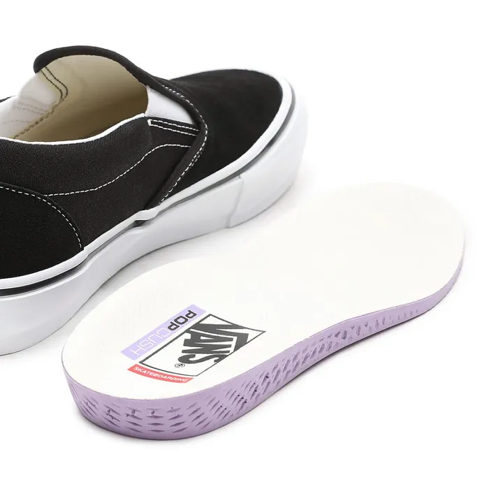 Vans Slipon Shoes Women Skate SlipOn Shoes Black