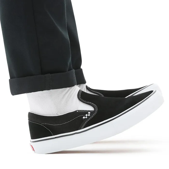 Vans Slipon Shoes Women Skate SlipOn Shoes Black