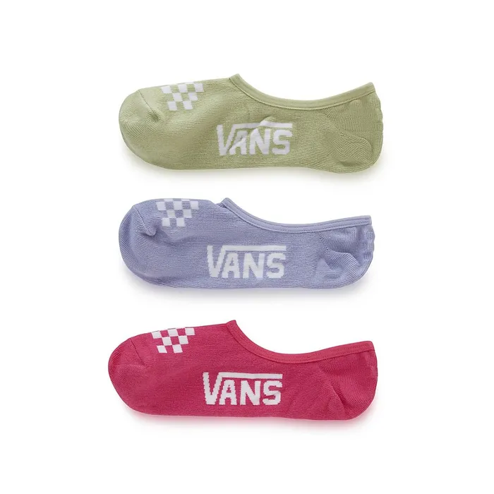 Vans Socks Women Classic Assorted Canoodle Socks 3 Pairs Green