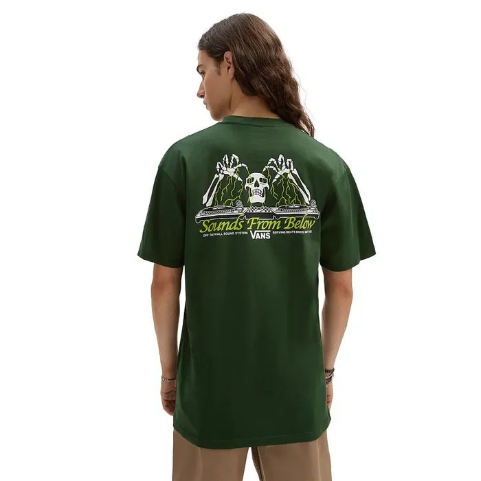 Vans Tshirts and Tanks Men Sounds From Below TShirt Green