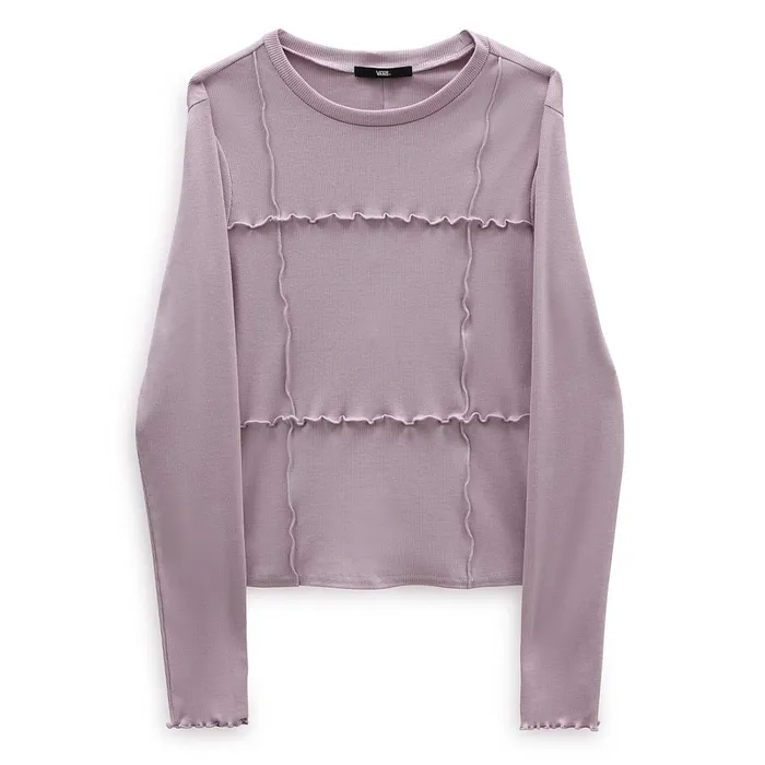 Vans Tshirts and Tops Women Callista Long Sleeve TShirt Purple