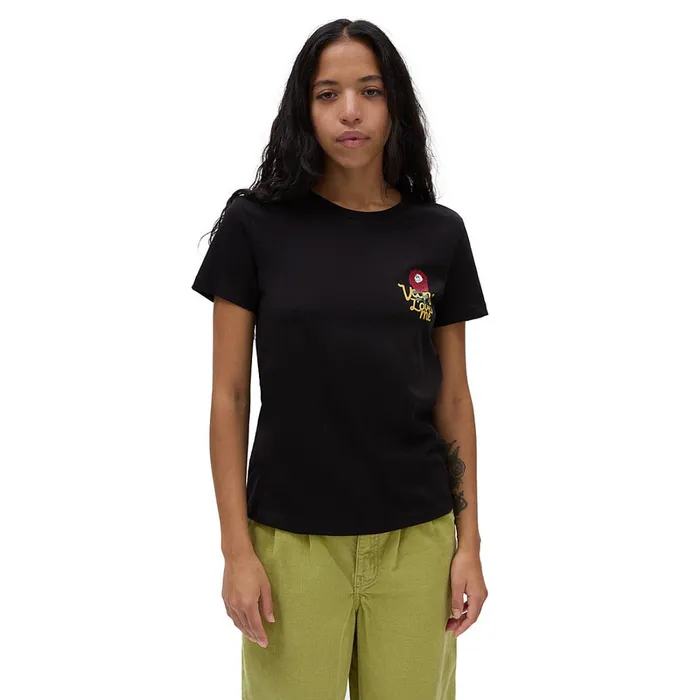 Vans Tshirts and Tops Women Loves Me Crew TShirt Black