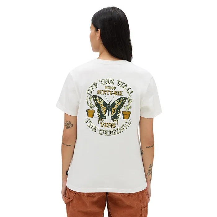 Vans Tshirts and Tops Women Natural Fly Boyfriend TShirt White