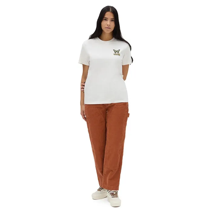 Vans Tshirts and Tops Women Natural Fly Boyfriend TShirt White