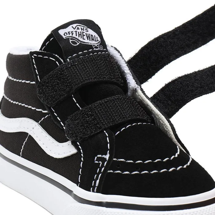 Vans Toddler Shoes 14 Years Kids Toddler Sk8Mid Reissue Hook And Loop Shoes 14 Years Black