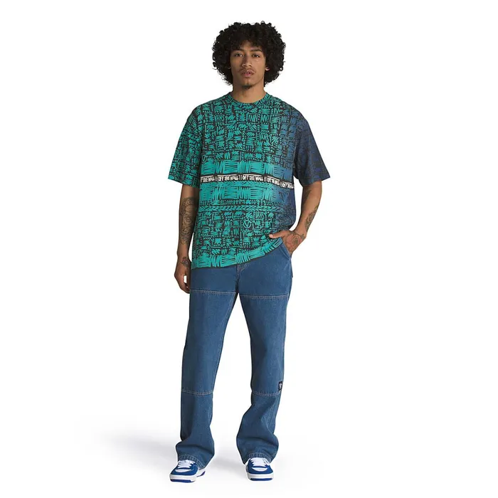 Vans Trousers and Jeans Men Rowan Zorilla Drill Chore Loose Carpenter Denim Trousers Blue