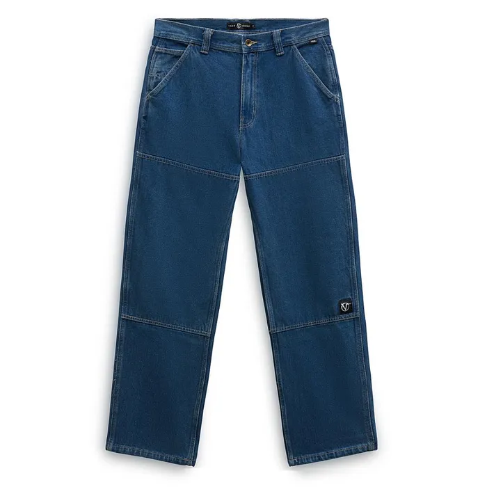 Vans Trousers and Jeans Men Rowan Zorilla Drill Chore Loose Carpenter Denim Trousers Blue