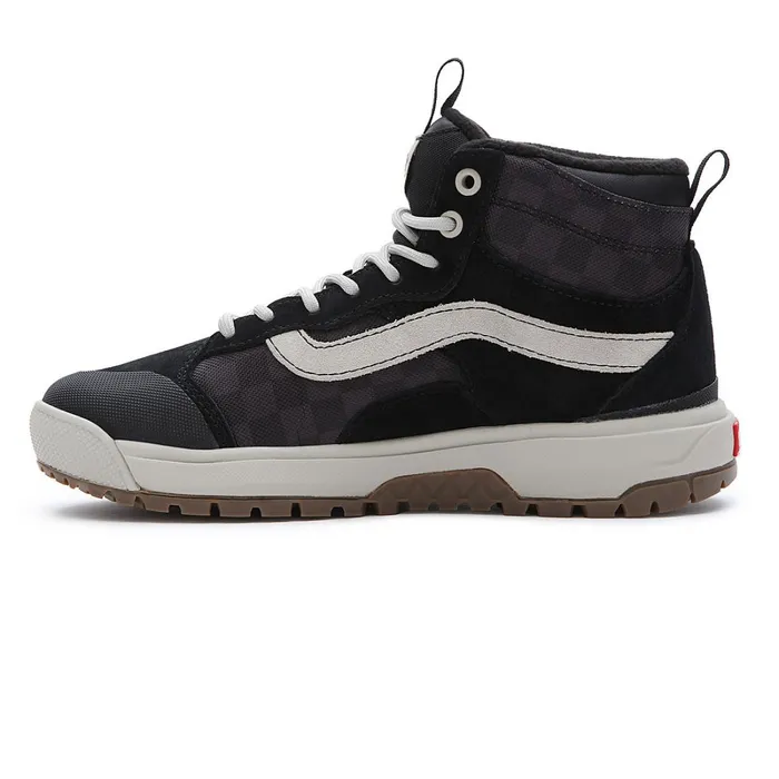 Vans Ultrarange Shoes Women Tonal Checkerboard UltraRange EXO Hi MTE1 Shoes Black