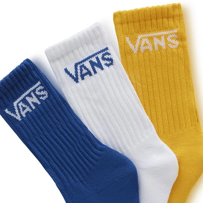 Vans View All Kids Classic Crew Socks 3 Pairs Blue