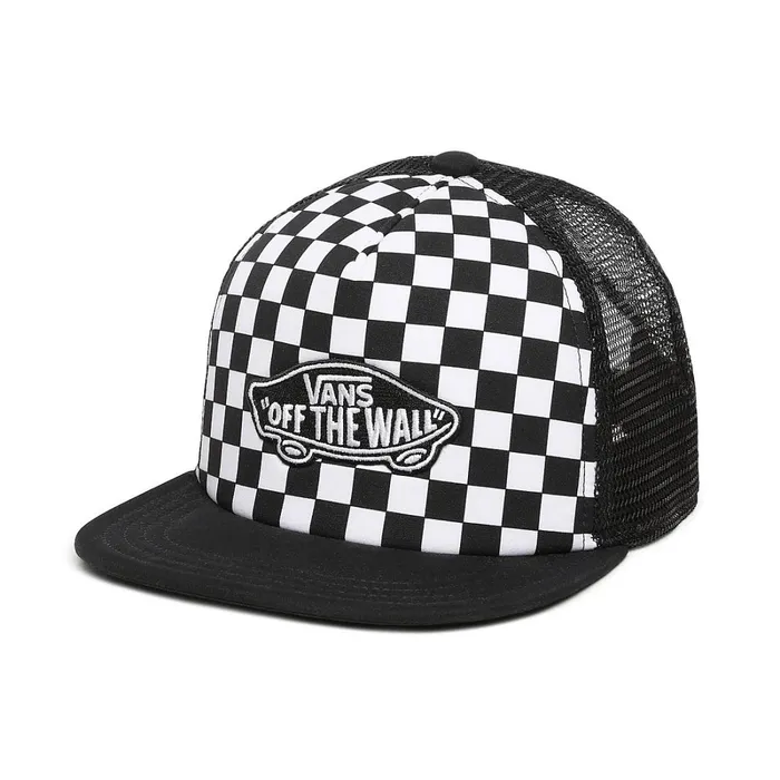 Vans View All Kids Classic Patch Trucker Plus Hat 814 Years Black White