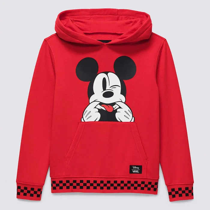 Vans View All Kids Disney X Little Funhouse 100 Pullover Hoodie 28 Years Red
