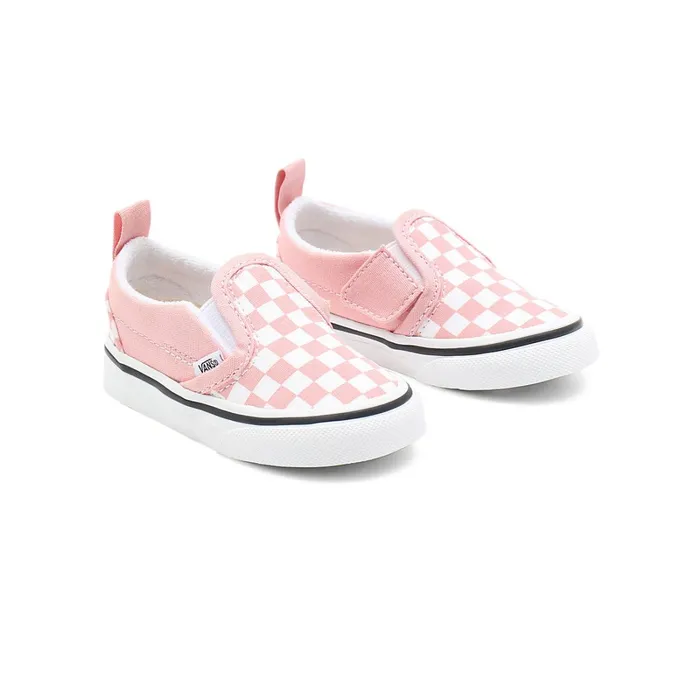 Vans View All Kids Toddler Checkerboard SlipOn V Shoes 14 Years Pink