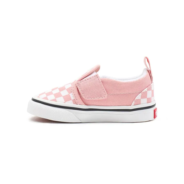 Vans View All Kids Toddler Checkerboard SlipOn V Shoes 14 Years Pink