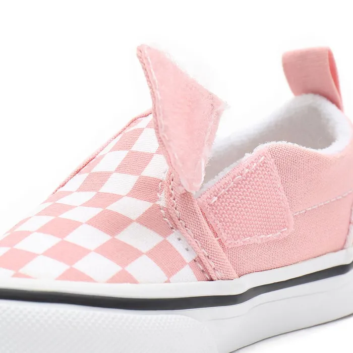 Vans View All Kids Toddler Checkerboard SlipOn V Shoes 14 Years Pink
