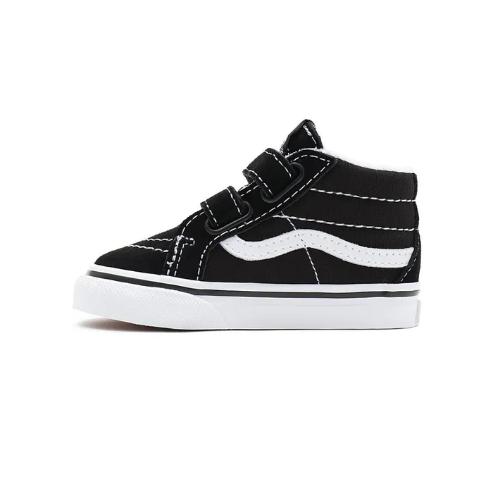 Vans View All Kids Toddler Sk8Mid Reissue Hook And Loop Shoes 14 Years Black