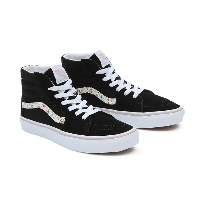 Vans View All Kids Youth Floral Sk8Hi Shoes 814 Years Black