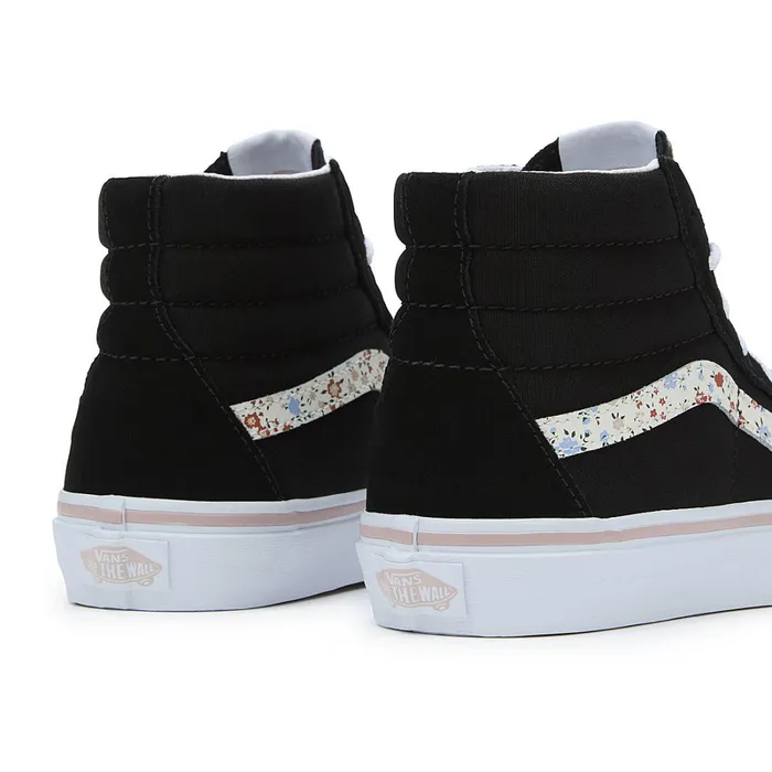 Vans View All Kids Youth Floral Sk8Hi Shoes 814 Years Black