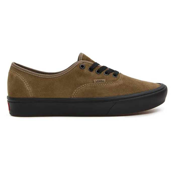 Vans View All Men Authentic ComfyCush Suede Shoes Brown