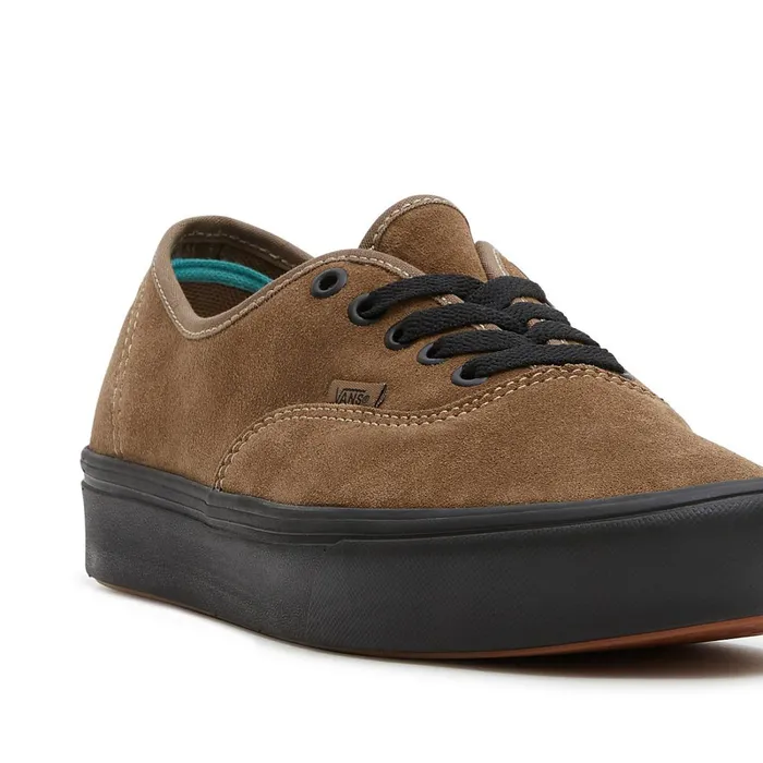 Vans View All Men Authentic ComfyCush Suede Shoes Brown
