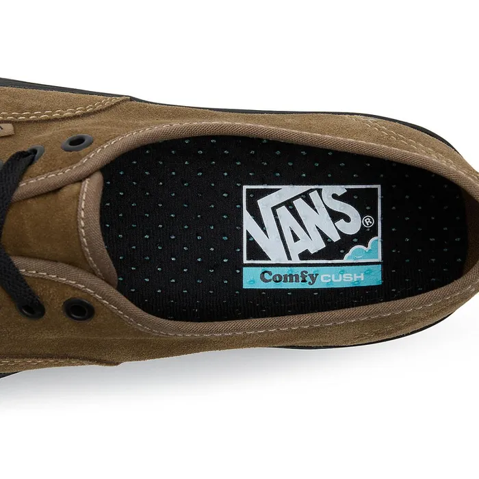 Vans View All Men Authentic ComfyCush Suede Shoes Brown