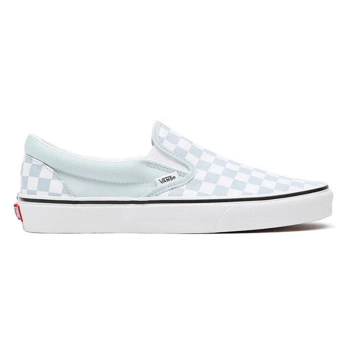 Vans View All Men Checkerboard Classic SlipOn Shoes Blue
