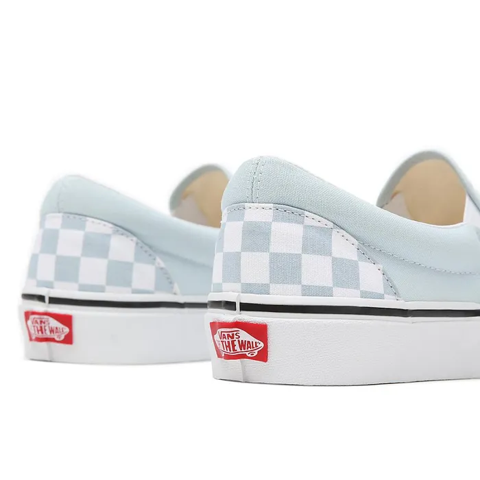 Vans View All Men Checkerboard Classic SlipOn Shoes Blue